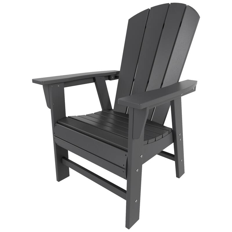 Polytrends Laguna Casual Upright Adirondack Chair (Set of 2)