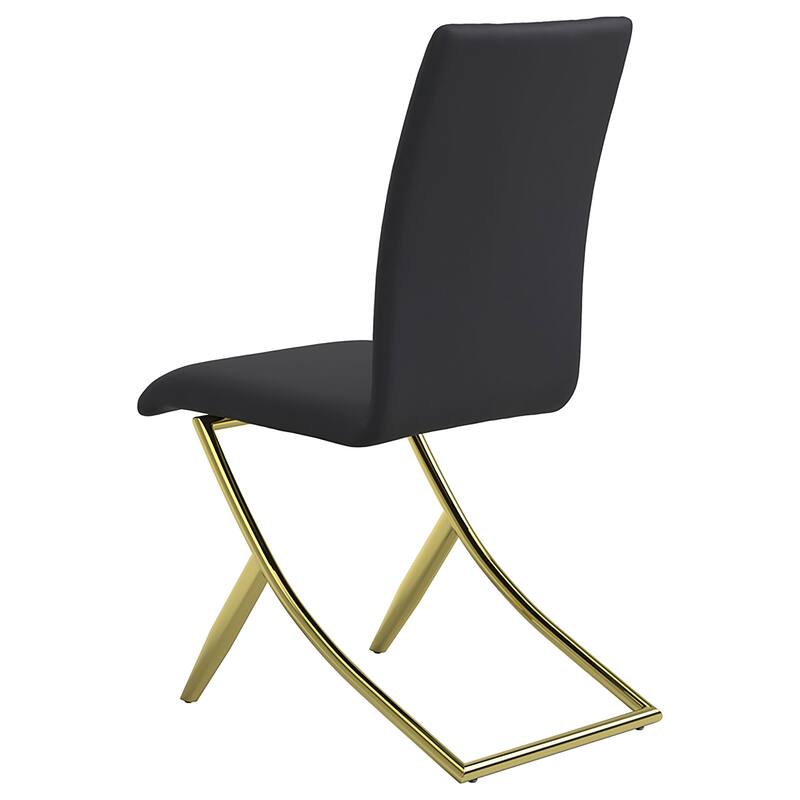 Carmelia Black Upholstered Dining Side Chair (Set of 4)