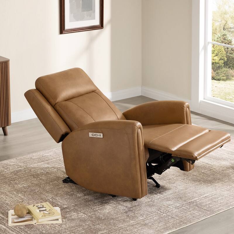 Spruce & Spring Power Recliner Chair Wall Hugger with USB & Type-C Charge