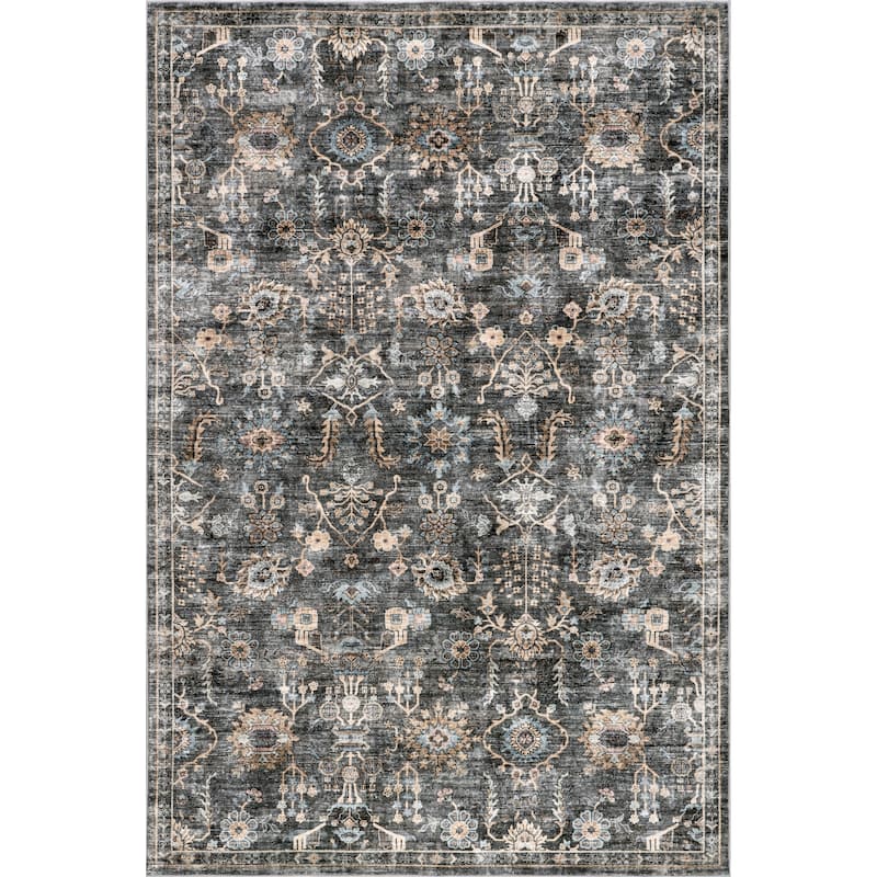Nuloom Benica Multi Medallion Machine Washable Area Rug