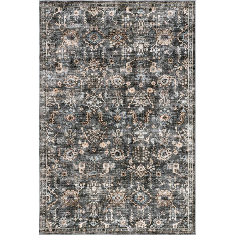 Nuloom Benica Multi Medallion Machine Washable Area Rug