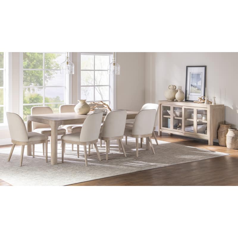 Solano Extension Table Dining Set Weathered Mango