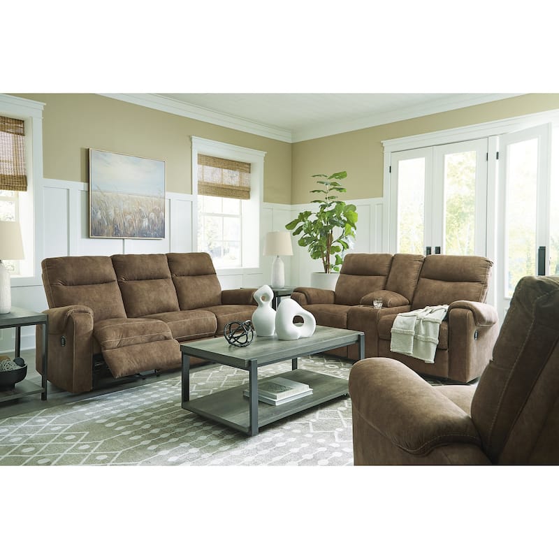 Signature Design by Ashley Edenwold Dark Brown 3-Piece Upholstery Package - 86" W x 40" D x 40" H