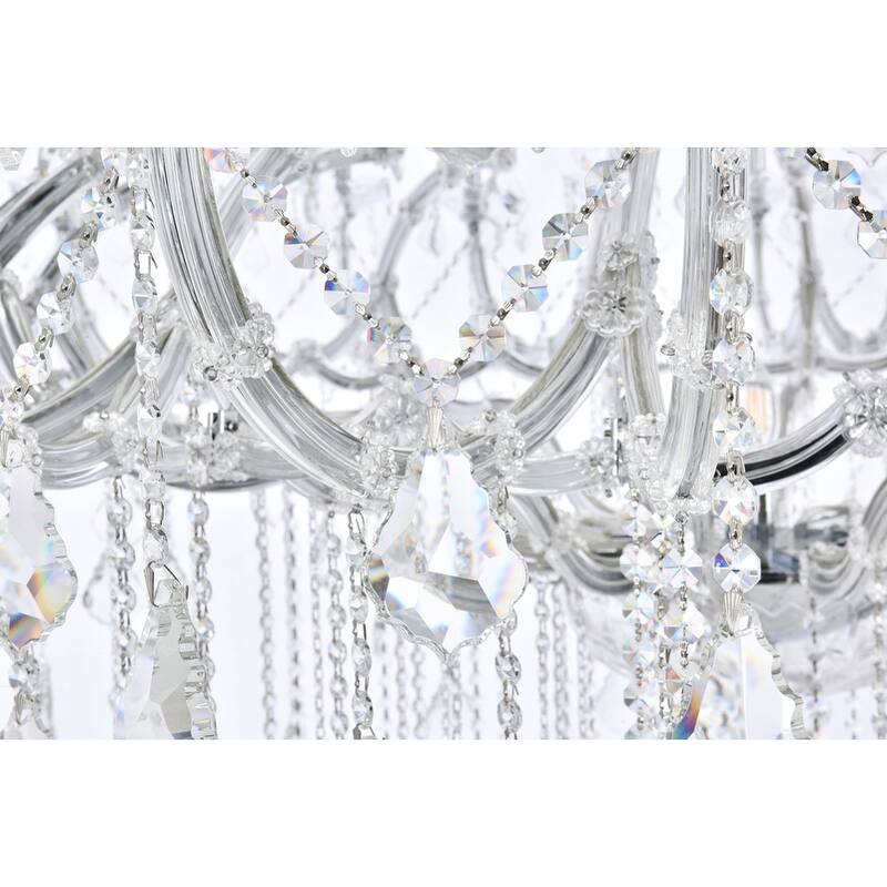 Fleur Illumination Collection Chandelier D:72in H:60in Lt:49 Chrome Finish