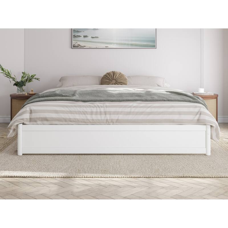 Barcelona Panel Platform Bed with Storage Drawers
