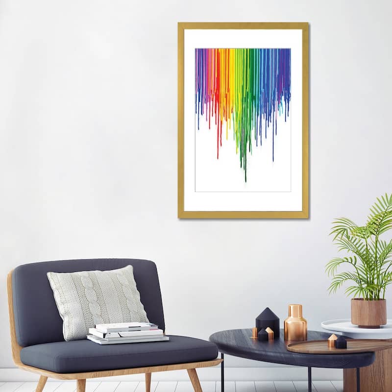 iCanvas "Rainbow Gay Pride" by Notsniw Art