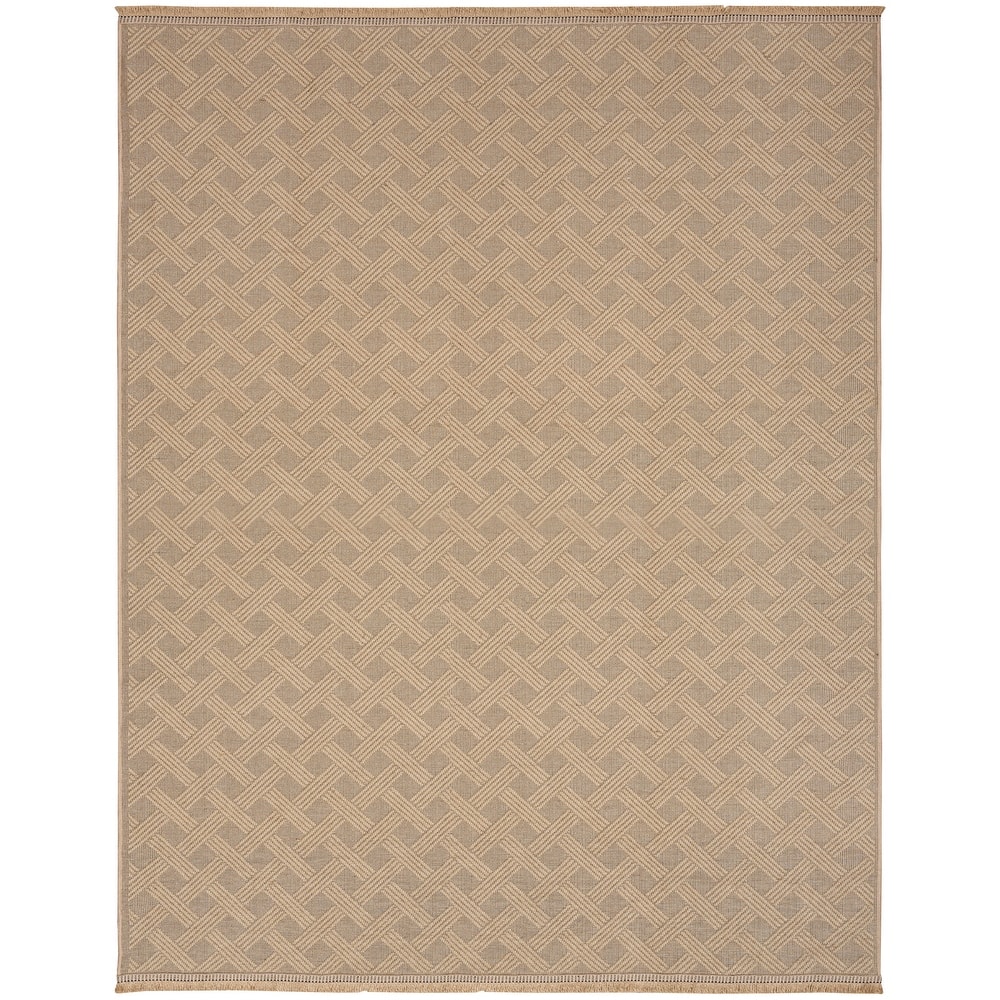 Nourison Washable Indoor Geometric Jute Area Rug