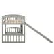 preview thumbnail 25 of 26, Stylish & Simple Twin size Loft Bed with Slide and Ladder, Maximized Space, Solid Construction & Versatility Galore