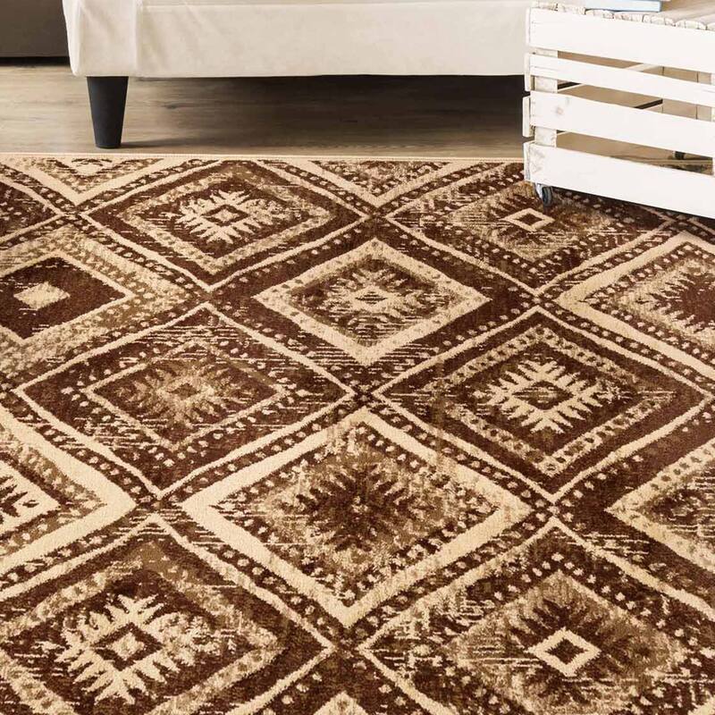 Superior Farmhouse Southwestern Power-Loomed Indoor Area Rug