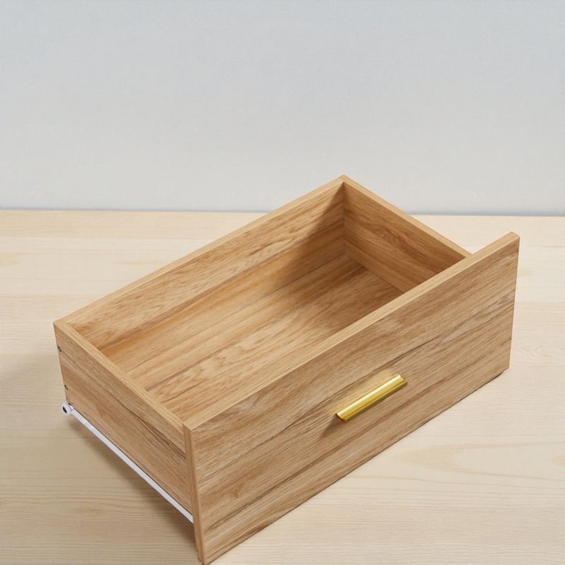 Modern 9-Drawer Dresser Wide Bedroom Chest Engineered Wood Storage Cabinet with Golden Handles and Ample Space