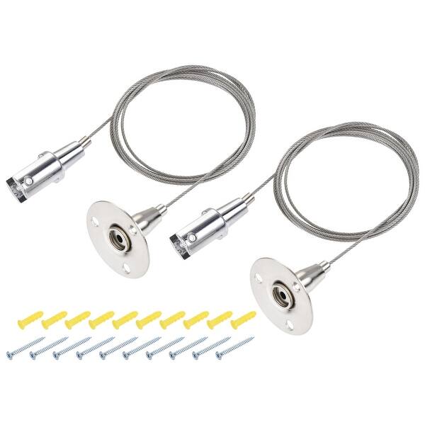Picture Hanging Wire Kit, 2Set 1.5M Hanger Load 66 lbs, with 10Set