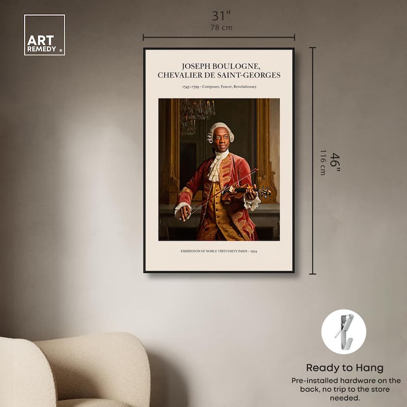 Noble Virtuosity Canvas by Art Remedy