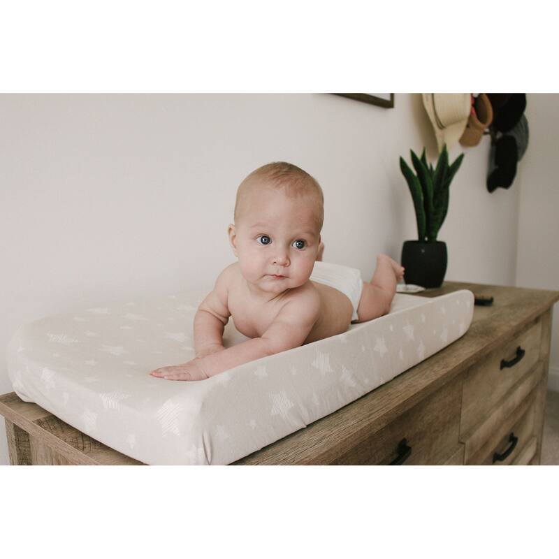 Ely's & Co. Baby Fitted Changing Pad Cover - Cradle Sheet Set - 2 Pack - 32" x 16"