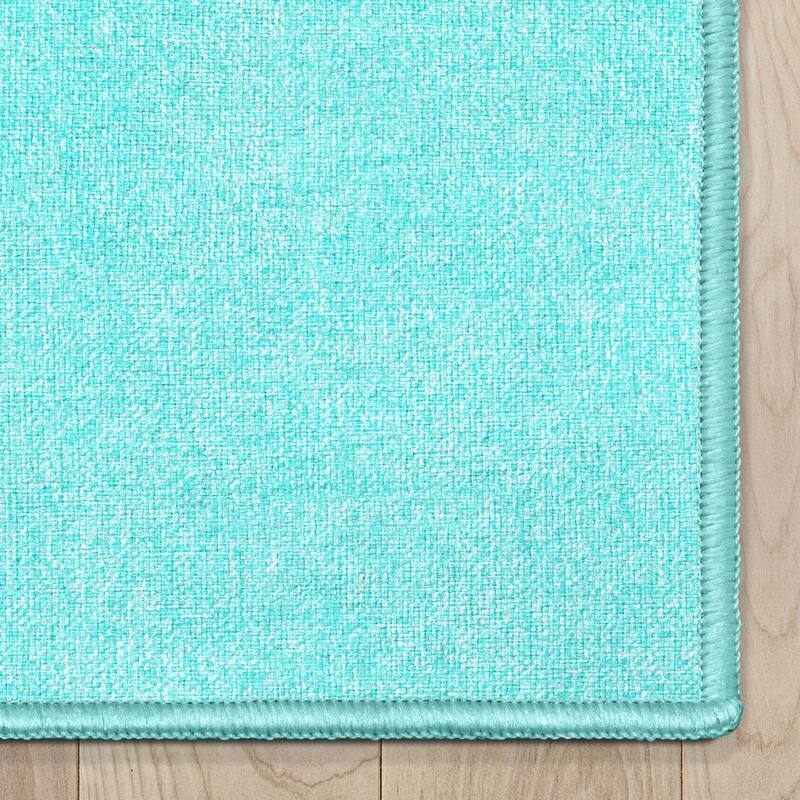 Well Woven Plain Solid Modern Flat-Weave Area Rug
