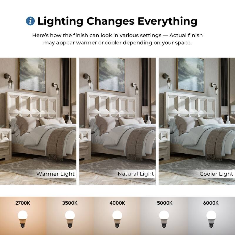 Furniture of America Durem Modern Classic 5-Piece Solid Wood Panel Bedroom Set with 2-Drawer Oversized Nightstand