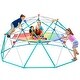 preview thumbnail 2 of 8, Climbing Dome with Climbing Cargo Net, 10 ft Dome Jungle Gym with Hammock for Kids Outdoor Playset Backyard - 10ftx10ft
