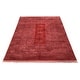 preview thumbnail 3 of 7, ECARPETGALLERY Hand-knotted Color Transition Burgundy Wool Rug - 6'6 x 9'6
