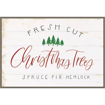 Christmas Farm V by James Wiens Framed Canvas Wall Art