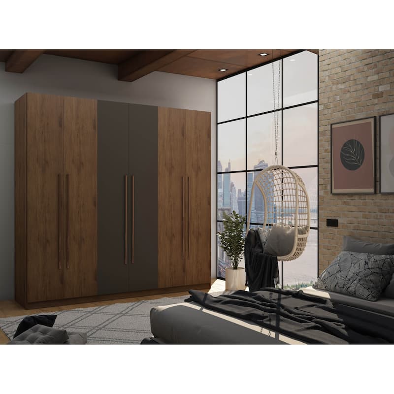 Gramercy Modern Freestanding Wardrobe Armoire Closet