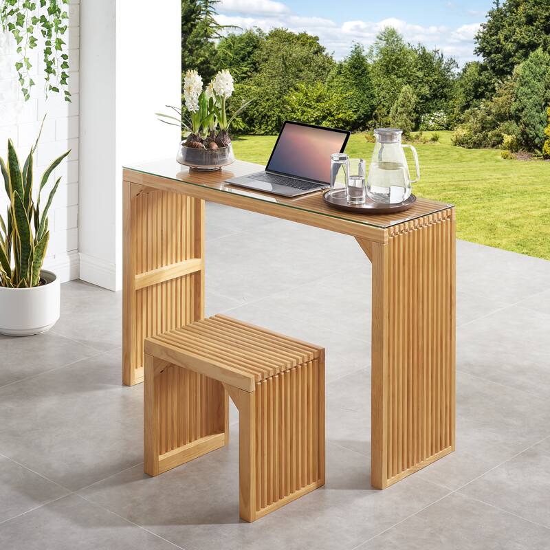 Wooden Dining Bench and Table Set for Entryway,Living Room,Kitchen