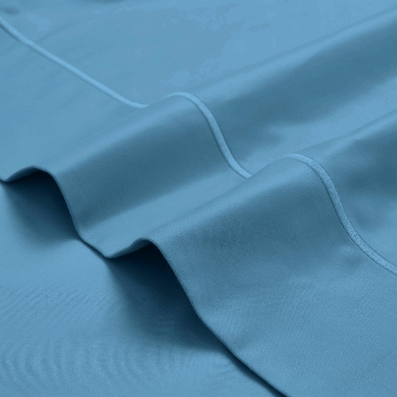 Superior Egyptian Cotton 650 TC Embroidered Pillow Cases, Set of 2