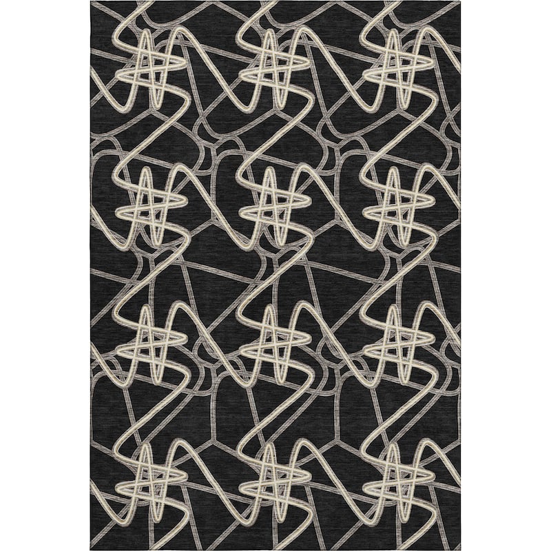 Premium Washable Super Soft Modern Maze Mayfield Rug