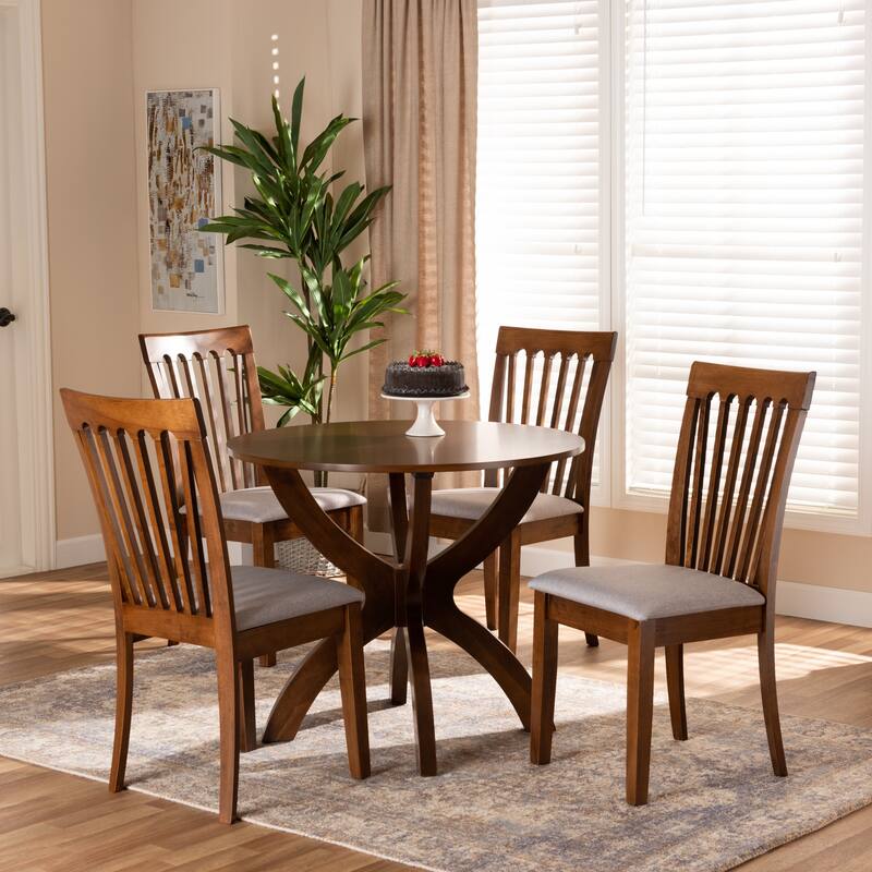 Bailey Modern and Contemporary 5-Piece Dining Set
