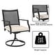 preview thumbnail 7 of 7, Clihome 7 Pieces Outdoor Dining Set with 1 Extendable Dining Table, Swivel Chair