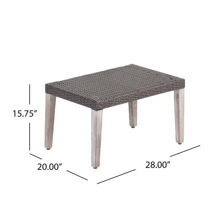 WOOD + WICKER Ottoman Comfortable choice, multiple functions, classic design, and cozy corners