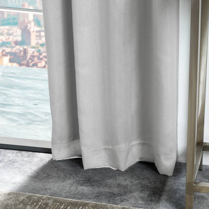 Martha Stewart Park Avenue Metallic Blackout Curtain Panel Pair