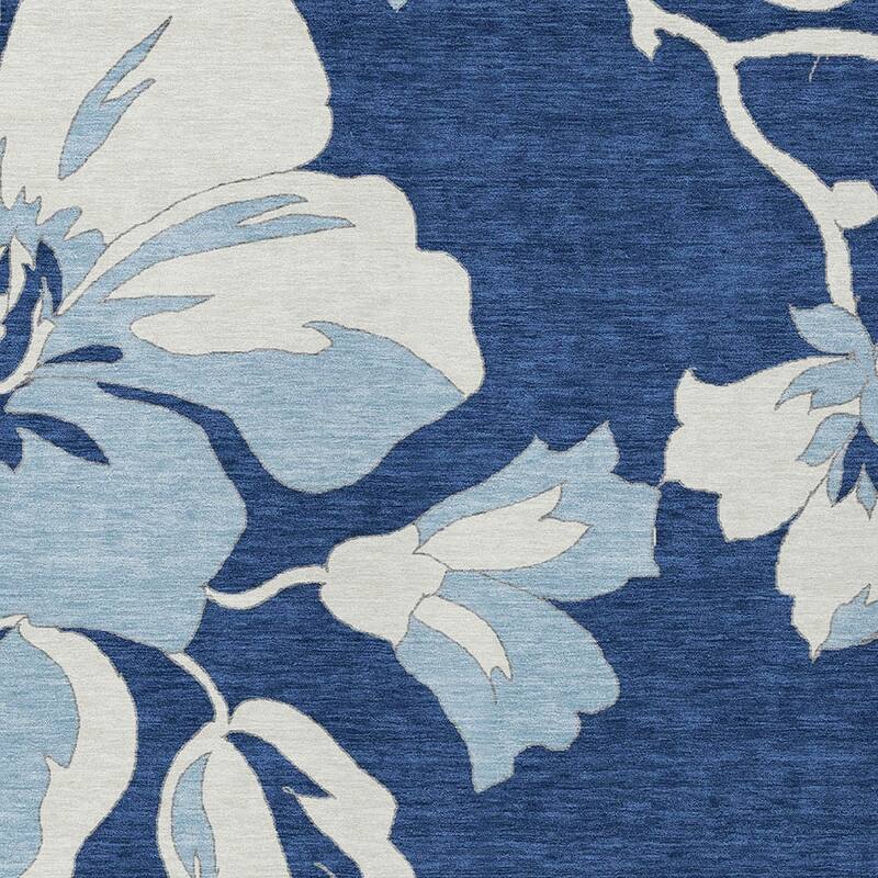 HomeRoots Floral Transitional Rectangle Outdoor Rug