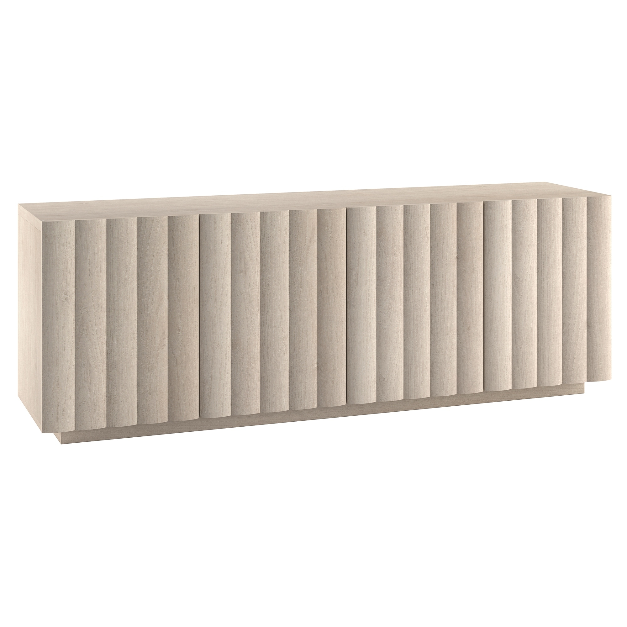 Molly Rectangular Fluted TV Stand for TV's up to 75" - 68" Wide