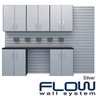 Flow Wall 3 Wall / 2 Base Cabinet Workstation with