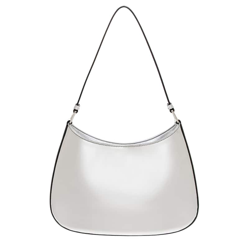 Prada Cleo Printed Brushed Leather Shoulder Bag