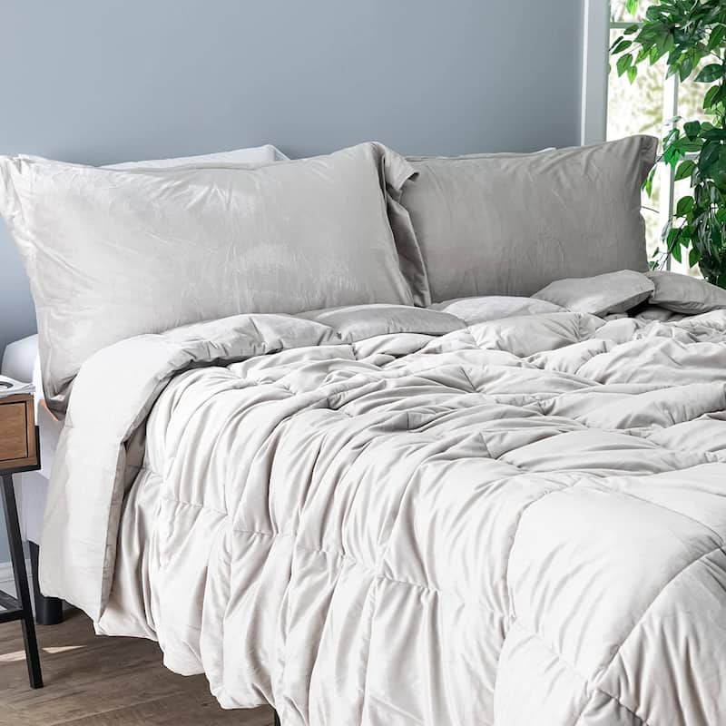 Cuz I'm Cozy - Coma Inducer® Comforter Set - USA Heavyweight Filled - Slate Taupe - Oversized King