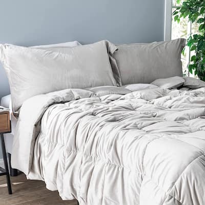 Cuz I'm Cozy - Coma Inducer® Comforter Set - USA Heavyweight Filled - Slate Taupe
