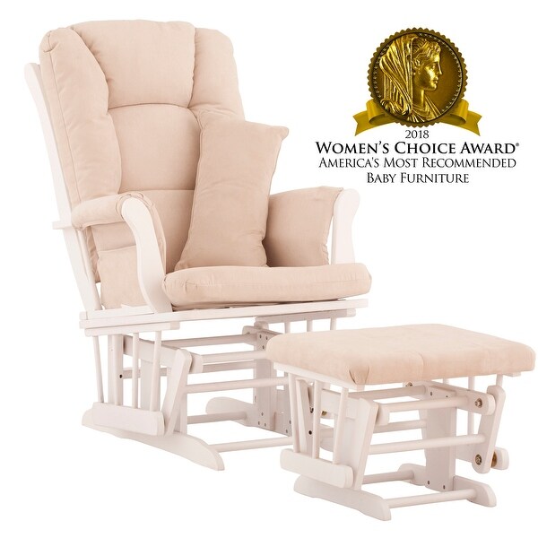 tuscany custom upholstery glider and ottoman