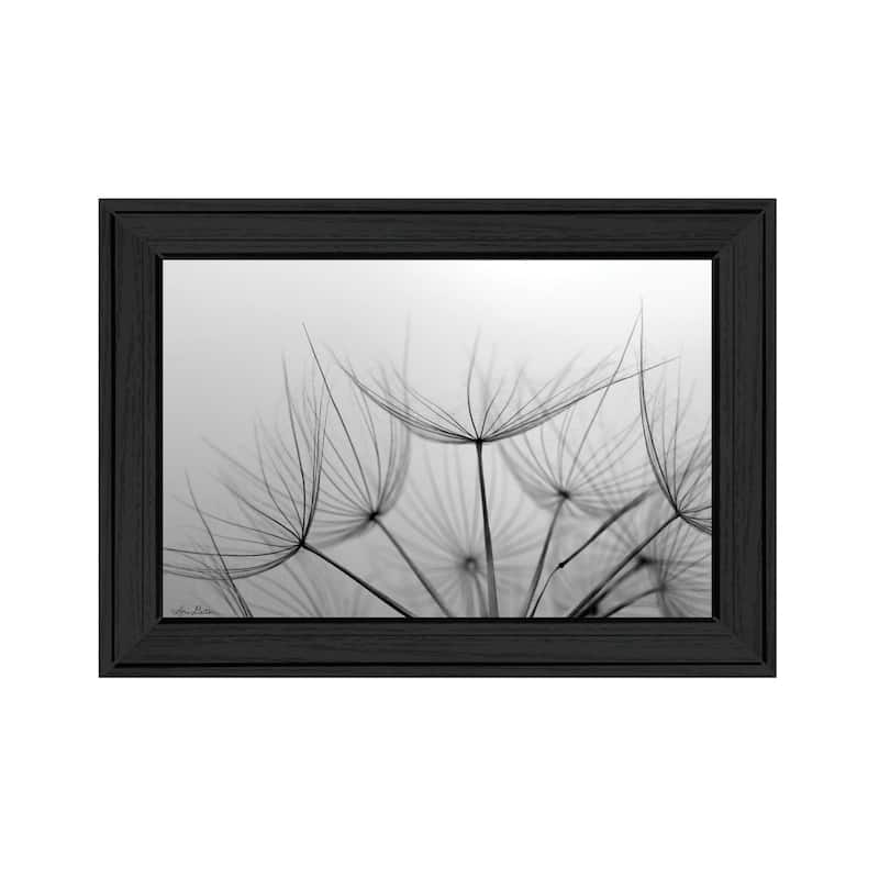 TrendyDecor4U Contemporary "Love is a Delicate Flower" Framed Print Wall Art