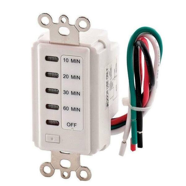 Bathroom Fan Auto Shut Off 10 20 30 60 Minute Wall Switch Timer