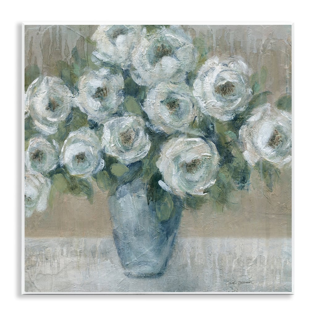 Stupell Round Painted Roses Wall Plaque Art Design By Carol Robinson