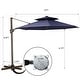 preview thumbnail 17 of 39, Pellebant 11.5 FT Double Top Patio Cantilever Umbrella, Base Not Included