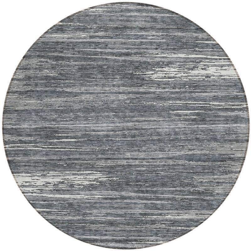 HomeRoots Striped Transitional Rectangle Outdoor Rug