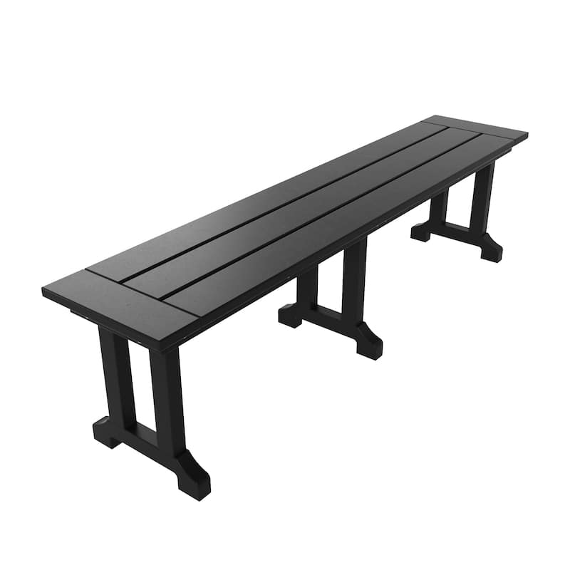 Laguna Hdpe All Weather Outdoor Patio 65" Bench
