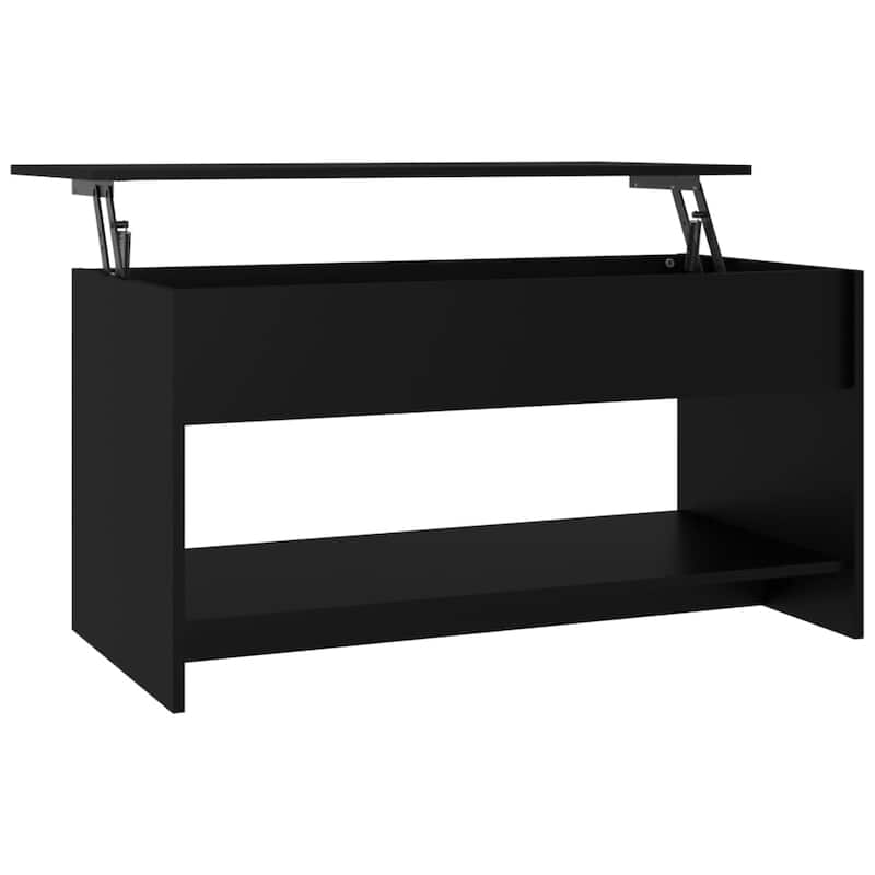 vidaXL Coffee Table Lift Top End Table Accent Side Sofa Table Engineered Wood - 40.2" x 19.7" x 20.7"