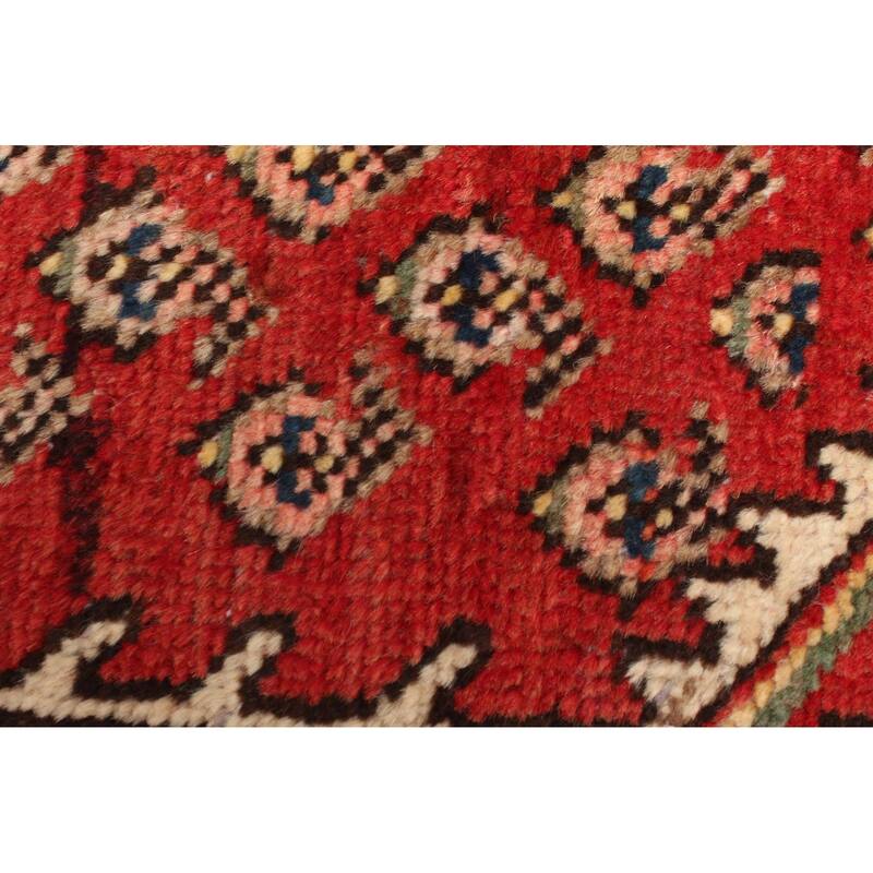 ECARPETGALLERY Hand-knotted Andelz Red Wool Rug - 3'3 x 5'2