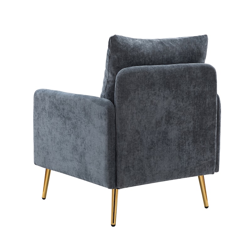Narycia Upholstered Modern Arm Chair with Removable Cushions Set of 2 by HULALA HOME