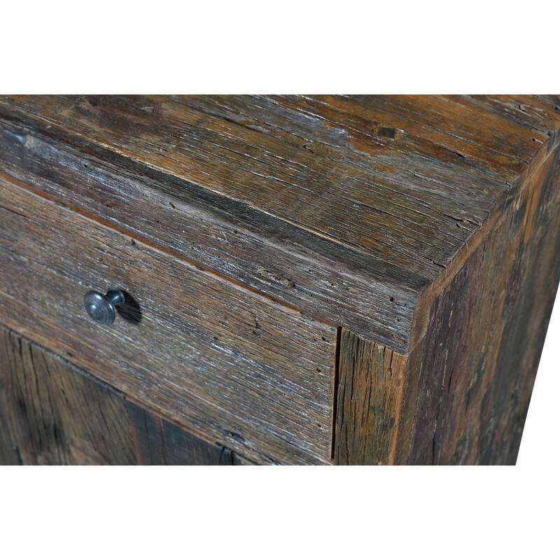 Wooden Cabinet with 1 Drawer & 1 Door