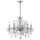 preview thumbnail 8 of 7, Crystorama Lighting Group Butler 5 Light 23" Wide Crystal Chandelier