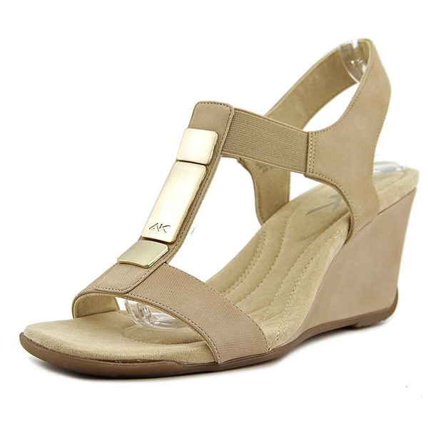 Anne Klein Womens Loona Open Toe Casual Platform Sandals