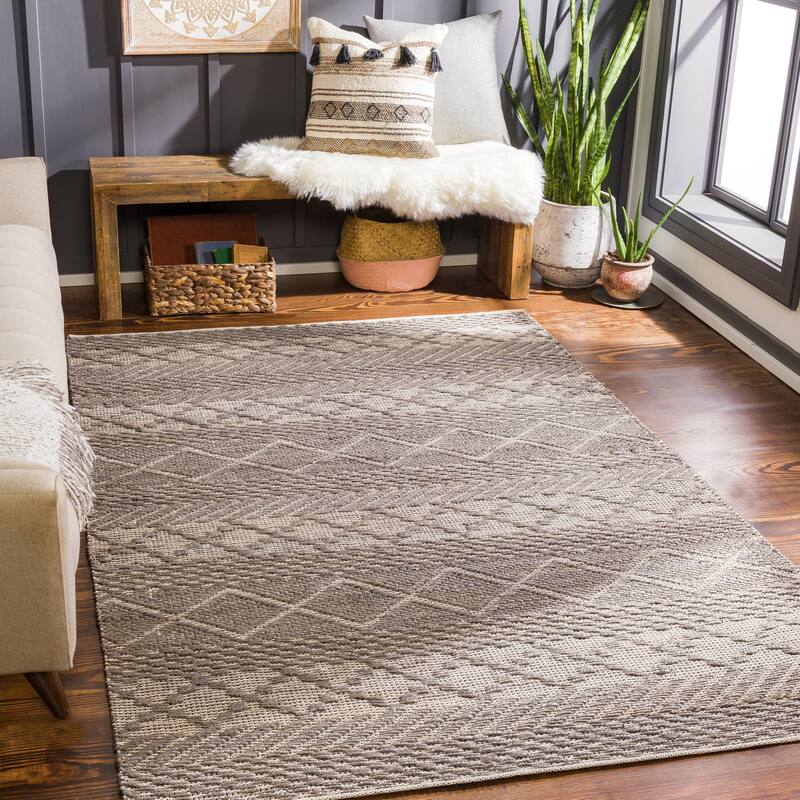 Artistic Weavers Dipak Handmade Global Jute Area Rug - 5' x 7'6" - Charcoal
